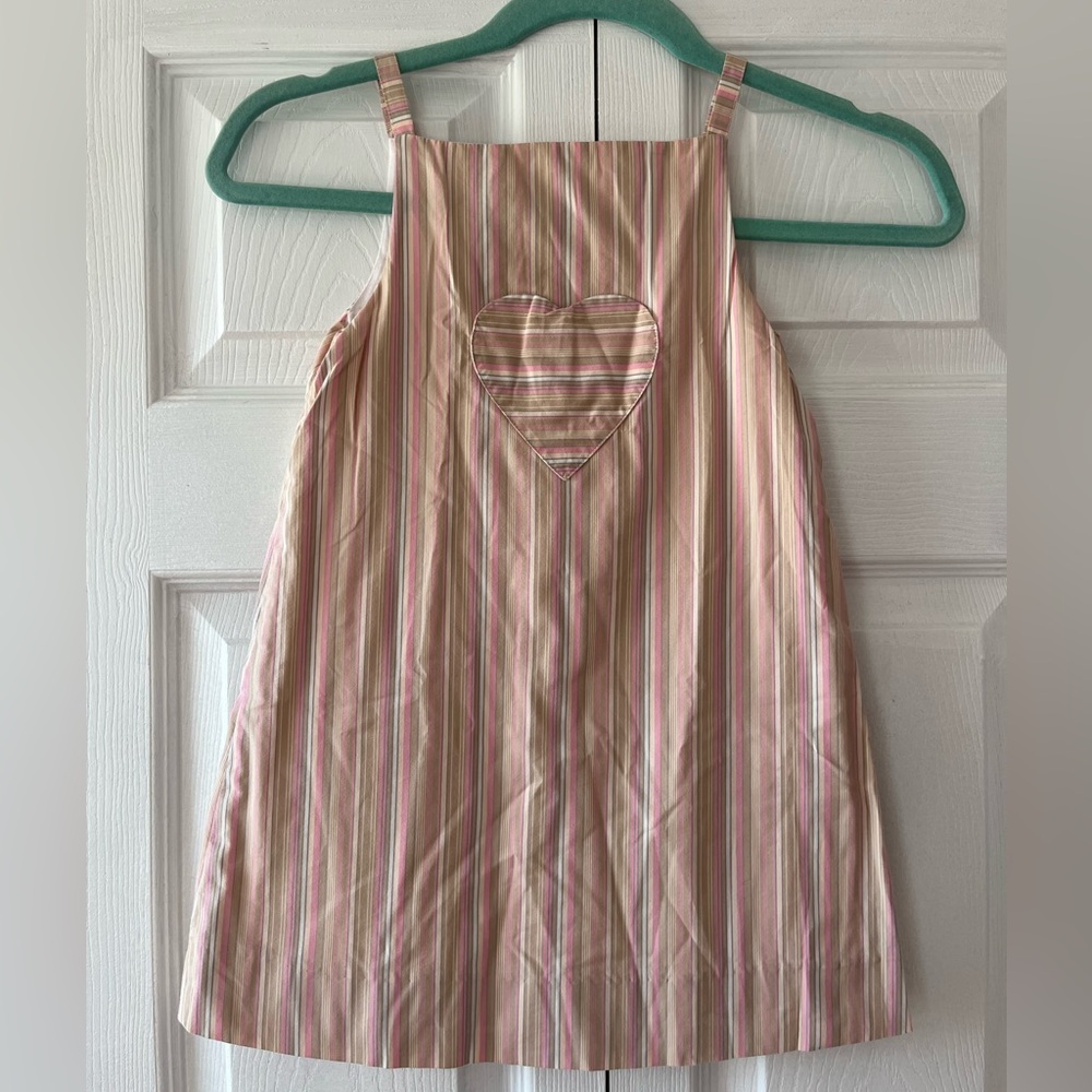French Stiped Heart Sundress